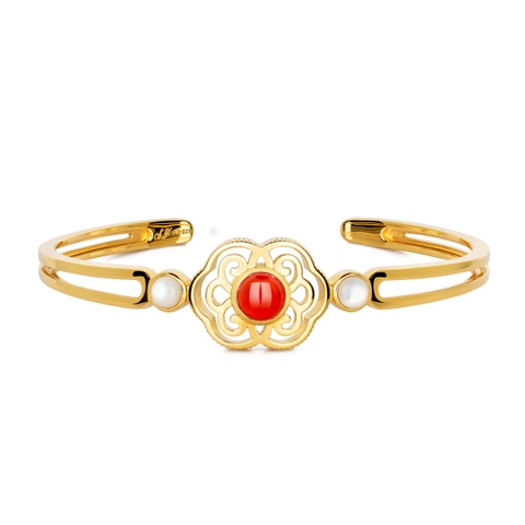 Vòng tay - (Blissful Ruyi-Carnelian)