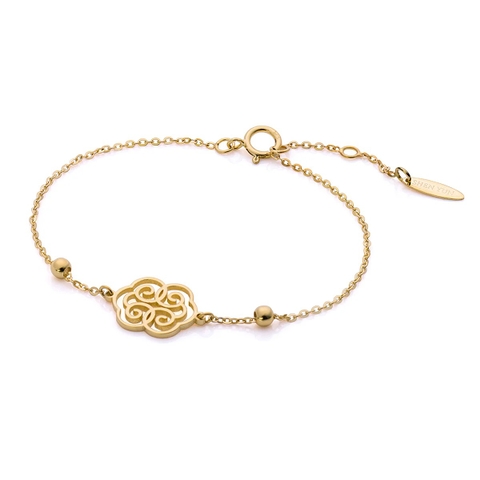 Vòng đeo tay Như Ý Phúc Lành (Ruyi Wondrous Blessings 14K Yellow Gold)