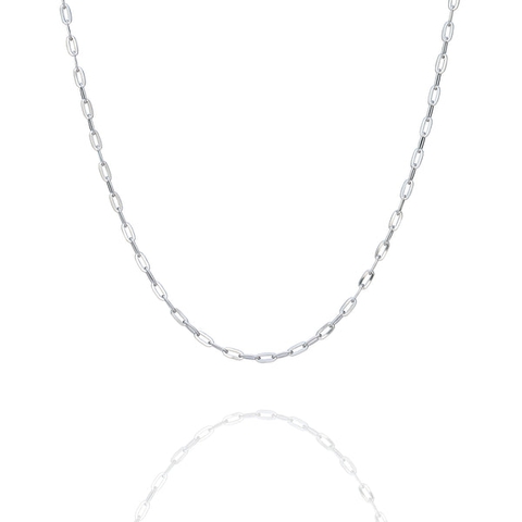 Dây chuyền trơn - Dạng xích 16" (Paperclip Chain)