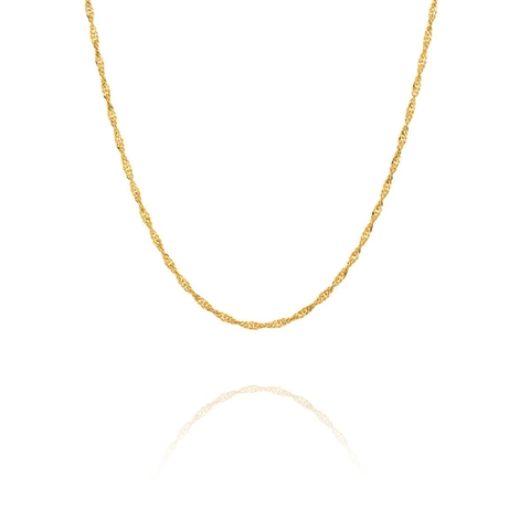 Dây chuyền Singapore Chain 18" (Vàng Vermeil)