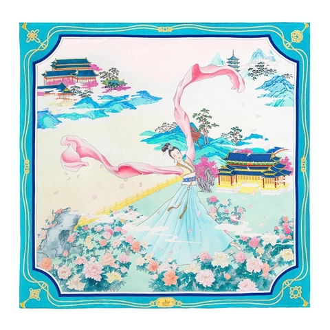 Khăn Lụa Vẻ Đẹp Tinh Tế Của Người Hán (Delicate Beauty of the Han)