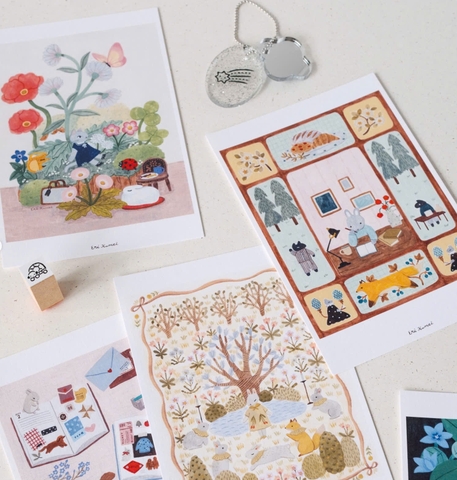 [Hội chợ Nhật 2026] Tổng hợp Postcard Eri Kamei