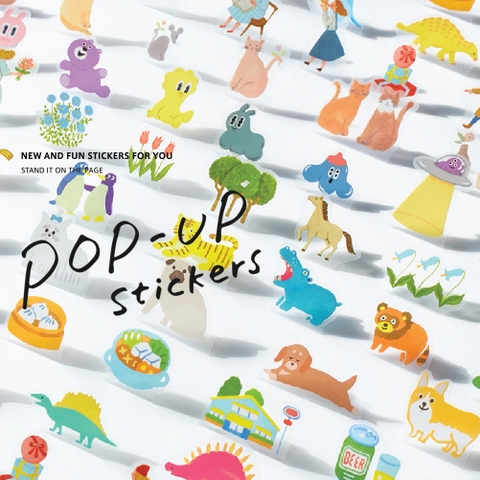 Pop-up stickers