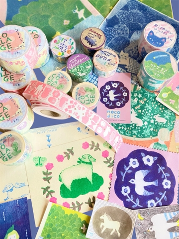 [Hội chợ Nhật 2026] Tổng hợp Washi Tape & Note Cuộn Nocodico