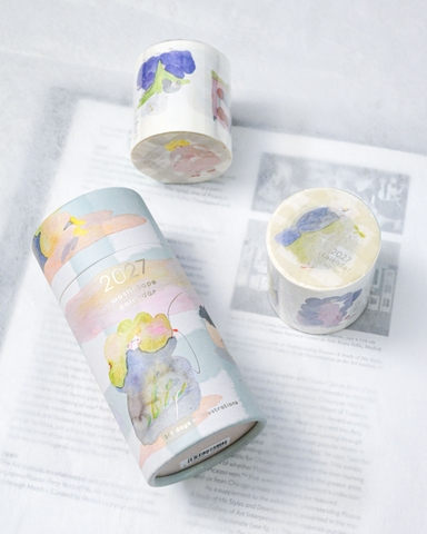 [PRE-ORDER] Lịch cuộn washi sticker 365 ngày - 365 illustration 2027 -Siêu phẩm Dodolulu 2027