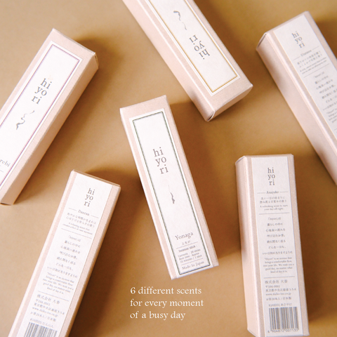 Nhang thơm tinh dầu Hiyori đến từ Nhật Bản - 20 Short Sticks