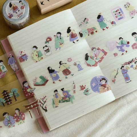 [Chiết lẻ] PET Tape Spring Fairies by teayou shop
