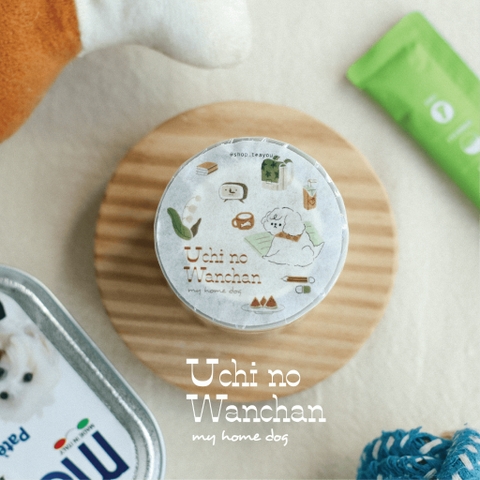Stickers PET bế sẵn 'Uchi no Wanchan' by teayoushop