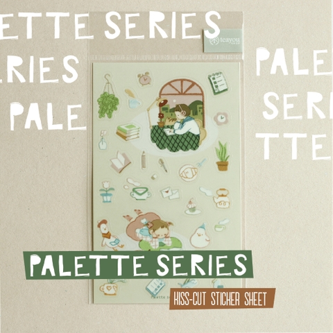 Sticker Palette series | Chất PET | Vân mực nổi by teayoushop