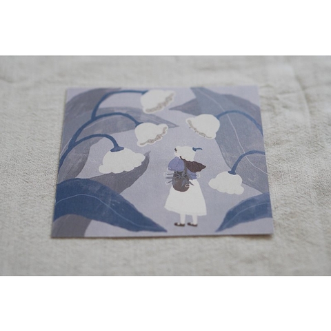 Các mẫu bưu thiếp vuông siêu dễ thương hãng Ivy Snow