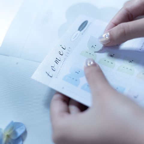 Index Sticker cho dòng sổ kế hoạch ngày và đêm Tomei Rituals 2024