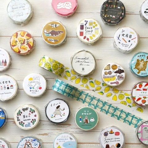 [Full cuộn] Washi tape Tegamisha