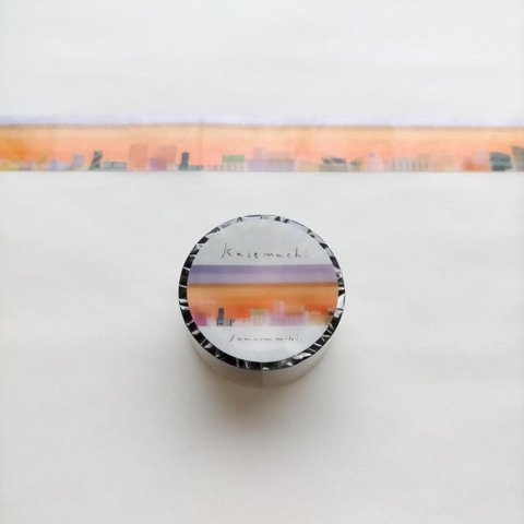 Clear tape tranh washi by Miki Tamura