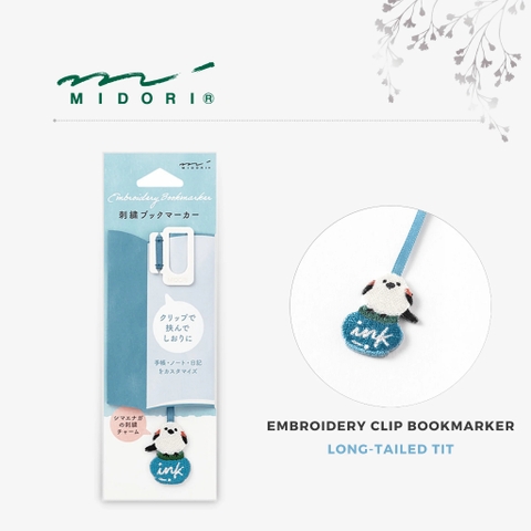 Các mẫu bookmark hình thêu con vật xinh xắn | Chính hãng Midori Nhật Bản