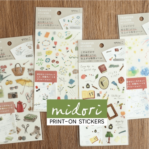 Print-on stickers Midori