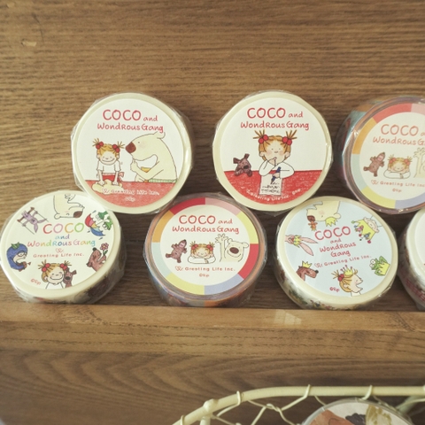 Các mẫu washi tape và note 