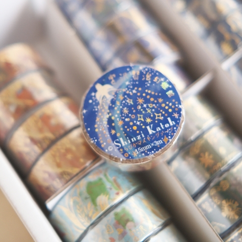 Các mẫu washi tape nhũ hologram chủ đề 