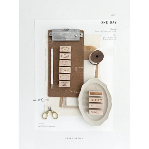 [2025] Các mẫu con dấu gỗ Vol.11 hãng Nyret | Nhập chính hãng