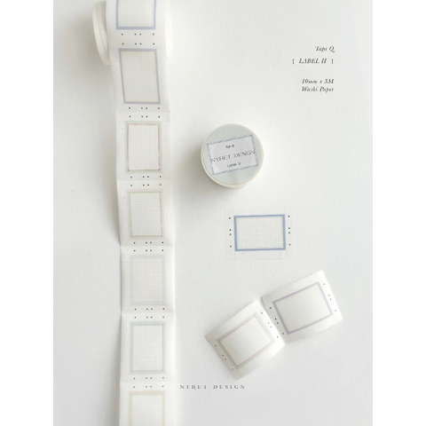 Các mẫu chiết lẻ giấy note, giấy nền dạng washi | Nhập chính hãng Nyret