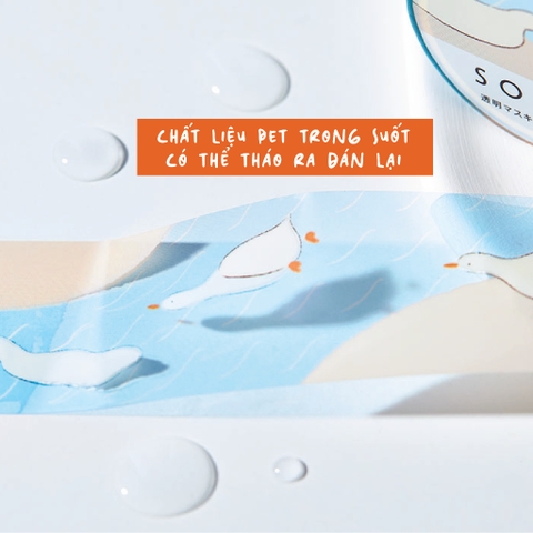 [2024] Các mẫu mới băng keo trang trí trong suốt  SODA by Hitotoki