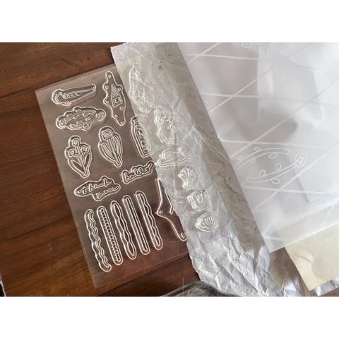 Các mẫu Stamp Appearance of Lines and Frames | Chính hãng Avocado Mori