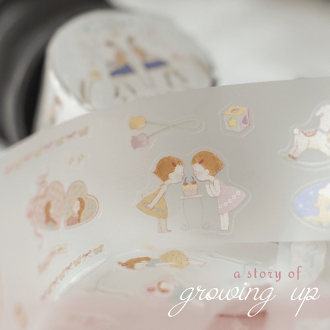 Chiết lẻ PET tape stickers 