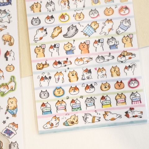 Các mẫu sticker Gorogoro Nyansuke hãng Mindwave | Nhật Bản