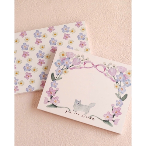 Các mẫu giấy Note Coquette in 1 mặt siêu xinh 🎀✨ | Hãng Kin.iro.hitode hot hit Nhật Bản