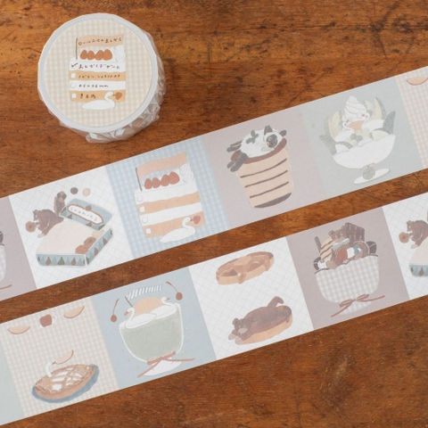 [Chiết lẻ 20 tờ] Các mẫu giấy ghi chú dạng cuộn hình vuông (Sticky Rolls) | Chính hãng Tegamisha Nhật Bản
