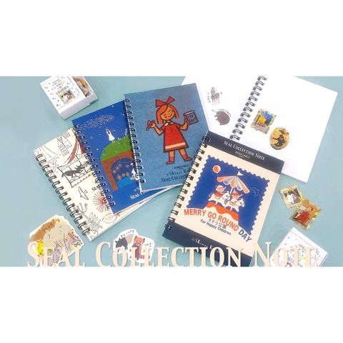 Sổ trữ sticker | Bìa còng | Giấy dày có lớp cán bóng | Hãng Shinzi Katoh