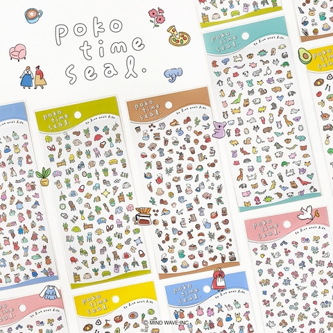 Các mẫu sticker chất pet chủ đề 