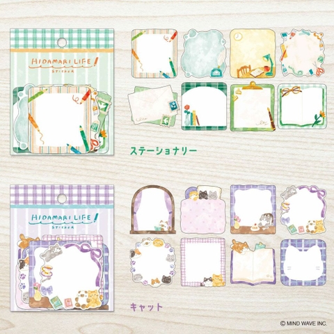 Các mẫu sticker HIDAMARI LIFE hãng Mindwave | Nhật Bản