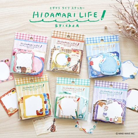 Các mẫu sticker HIDAMARI LIFE hãng Mindwave | Nhật Bản