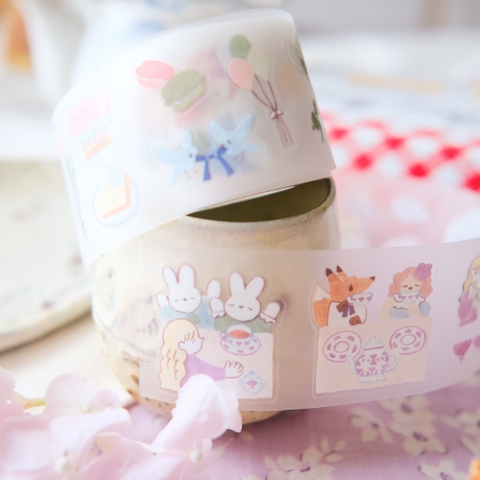 PET Tape Stickers - hình dán bế sẵn 