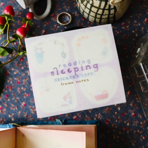 [Full tệp] Giấy note dạng sticker khung - Frame Note Stickers 