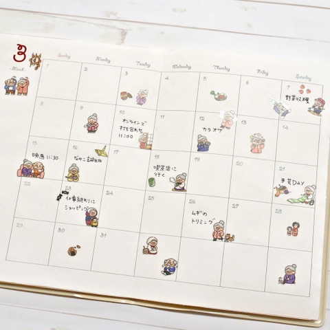 Các mẫu sticker sheet Mindwave hóm hỉnh dễ thương Spring 2026