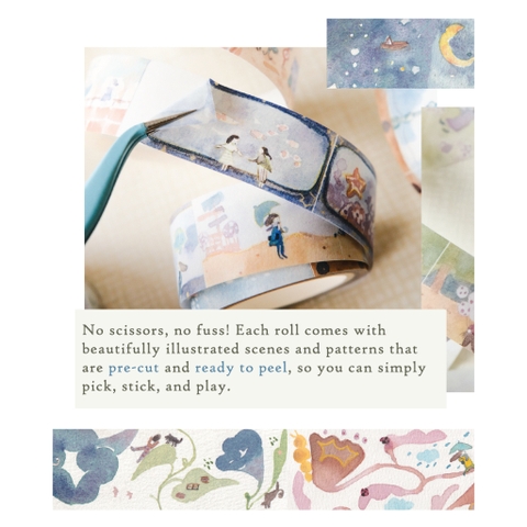 Các mẫu pre-cut washi tape 