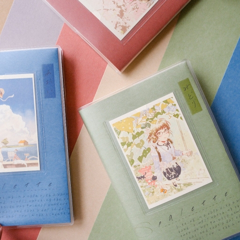 Sổ bìa nhựa Palette series A6 | 6 màu bìa để lựa chọn và đã kèm 2 Postcard