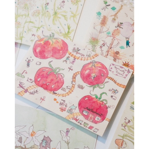 Các mẫu Postcard chủ đề người tí bon | by Con Cá
