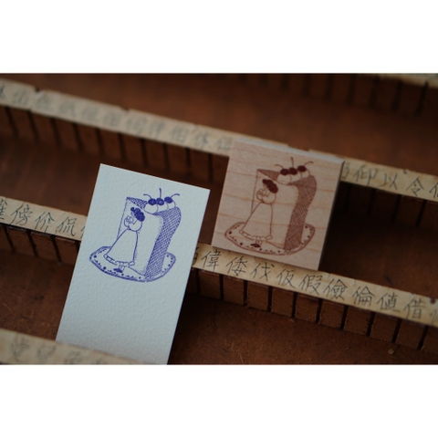 Các mẫu stamp chủ đề Sweet O Clock hãng Ivy Snow Đài Loan