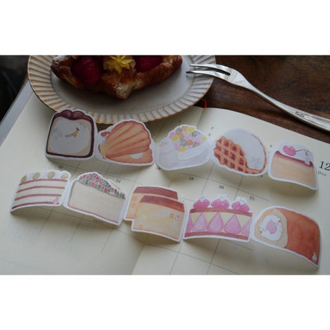[Chiết] Các mẫu note cuộn cắt shape Ivy Snow Đài Loan