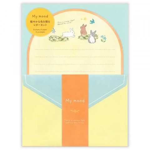 Letter set giấy cắt khung Oval chủ đề 