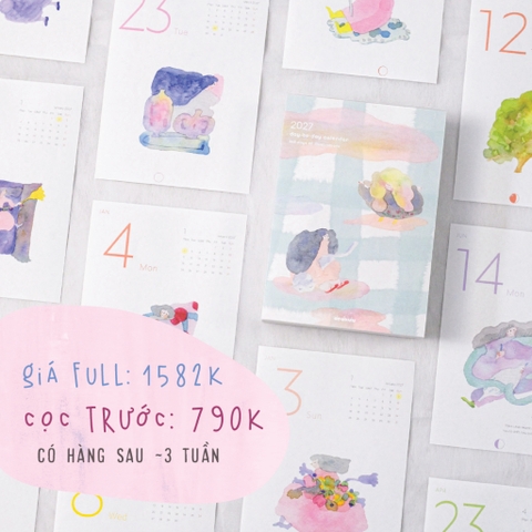 [PRE-ORDER] Lịch để bàn 365 ngày - 365 illustration Dodolulu 2027