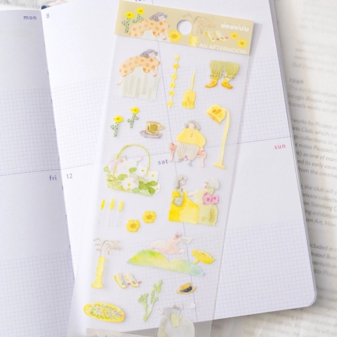 Các mẫu sticker sheet chất PET mờ | hãng Dodolulu