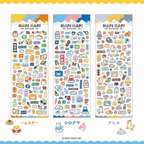 Các mẫu sticker sheet 3D nổi viền 