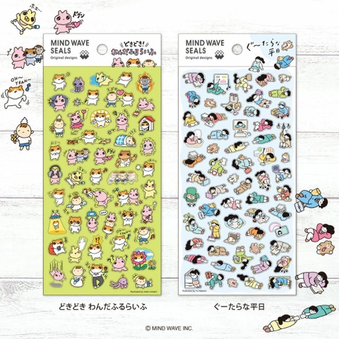 Các mẫu sticker Mindwave Nhân vật cư tê Hitokoto Soeru | chất PET