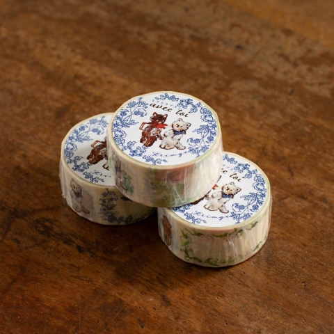 [Full cuộn] Các mẫu washi tape cắt sẵn (Kiritori) | Chính hãng Tegamisha
