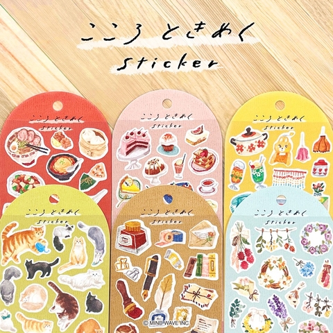Các mẫu sticker Heart-fluttering  hãng Mindwave | Nhật Bản