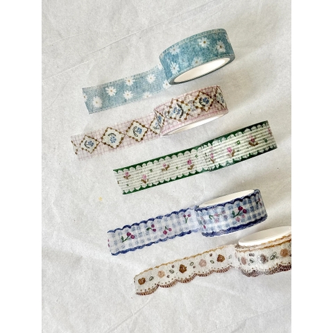 [Chiết 1 mét] Các mẫu Washi deco tape | hãng Pion Đài Loan