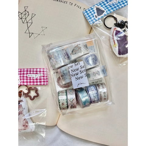 [Chiết 1 mét] Các mẫu Washi deco tape | hãng Pion Đài Loan